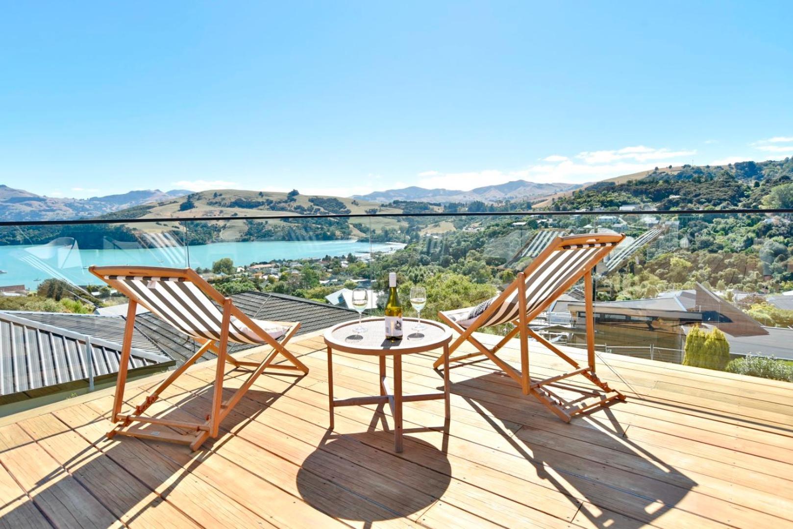 Akaroa Harbour View - Christchurch Holiday Homes ภายนอก รูปภาพ