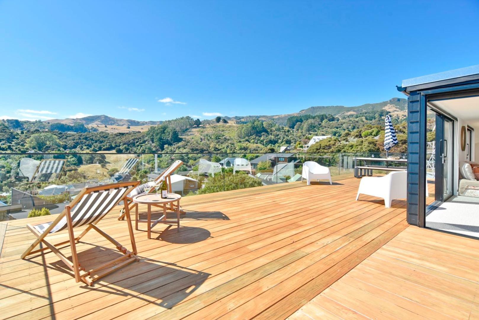 Akaroa Harbour View - Christchurch Holiday Homes ภายนอก รูปภาพ